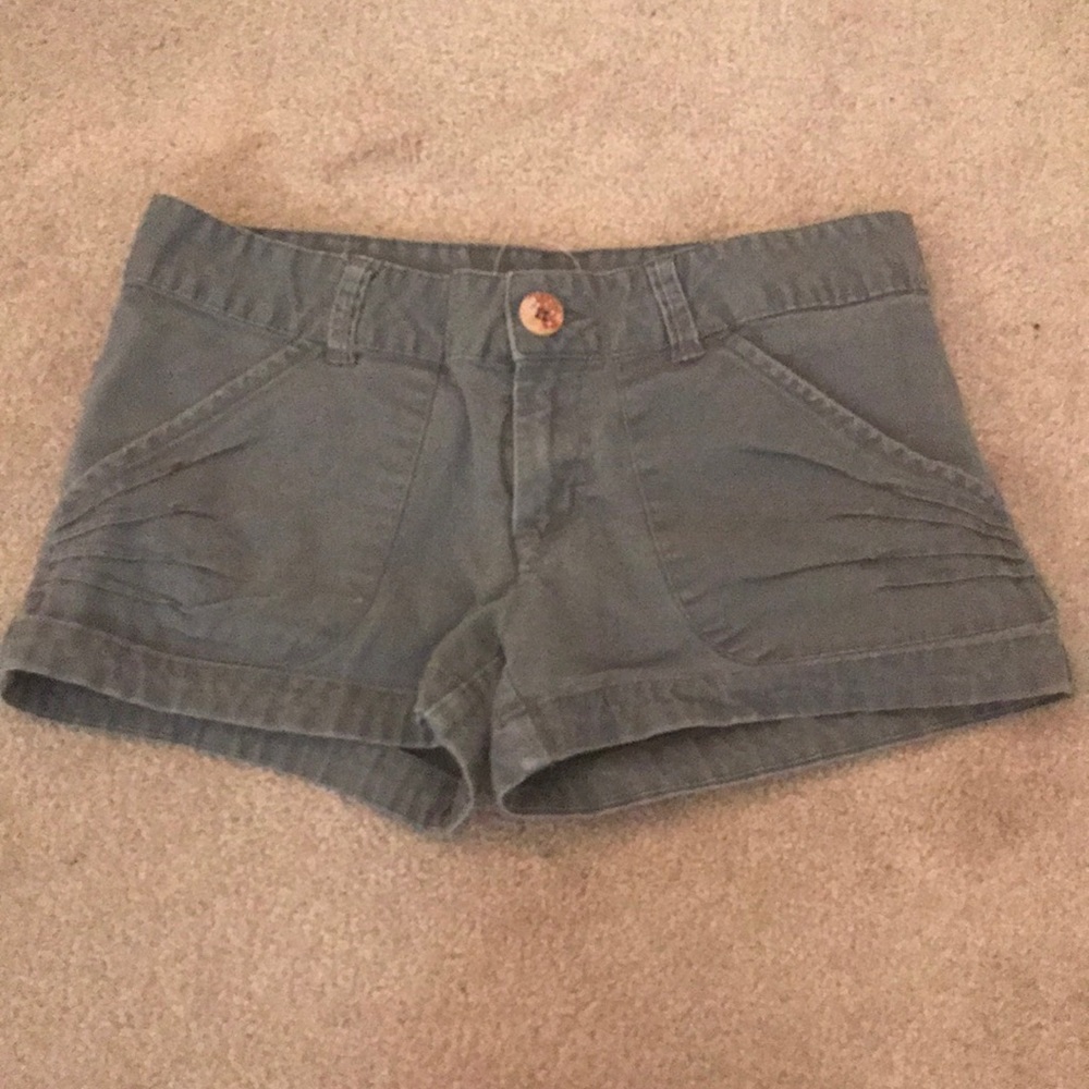Grey Jean Shorts